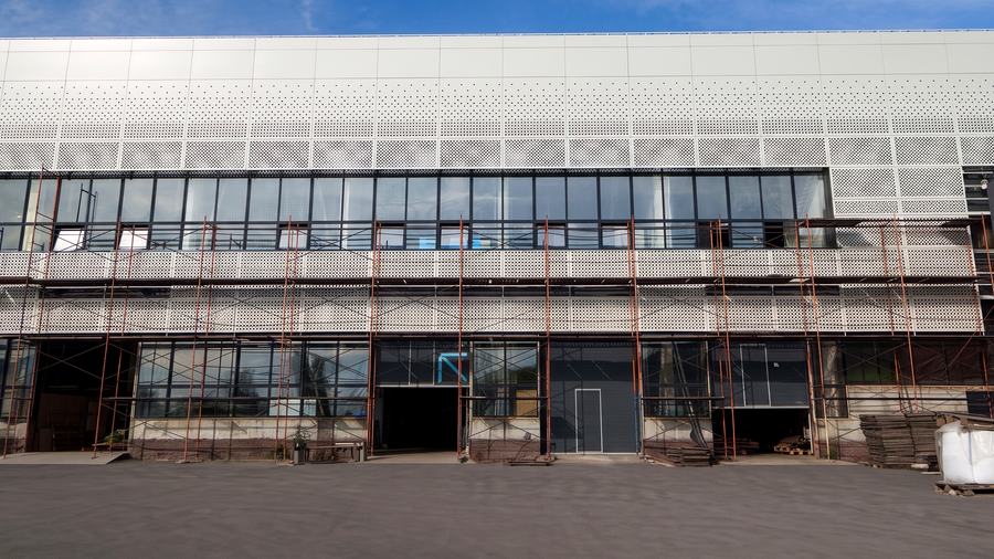 Ворота производственных блоков